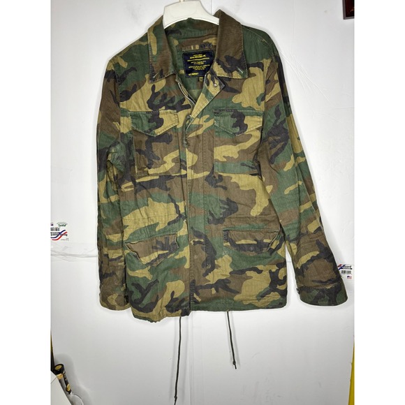 Alpha Industries Other - Alpha Industries Mens M-65 Camo Field Jacket World Tour Dragon Embroidery Large